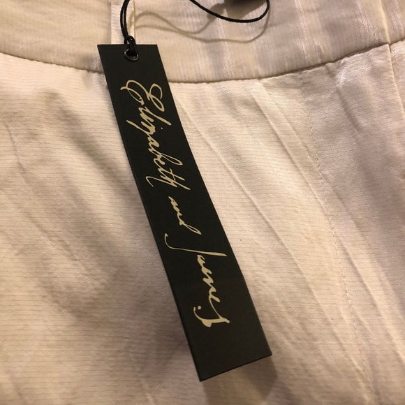 Elizabeth and James Women'  Ivory Ankle Pants NWT - Picture 3 of 7